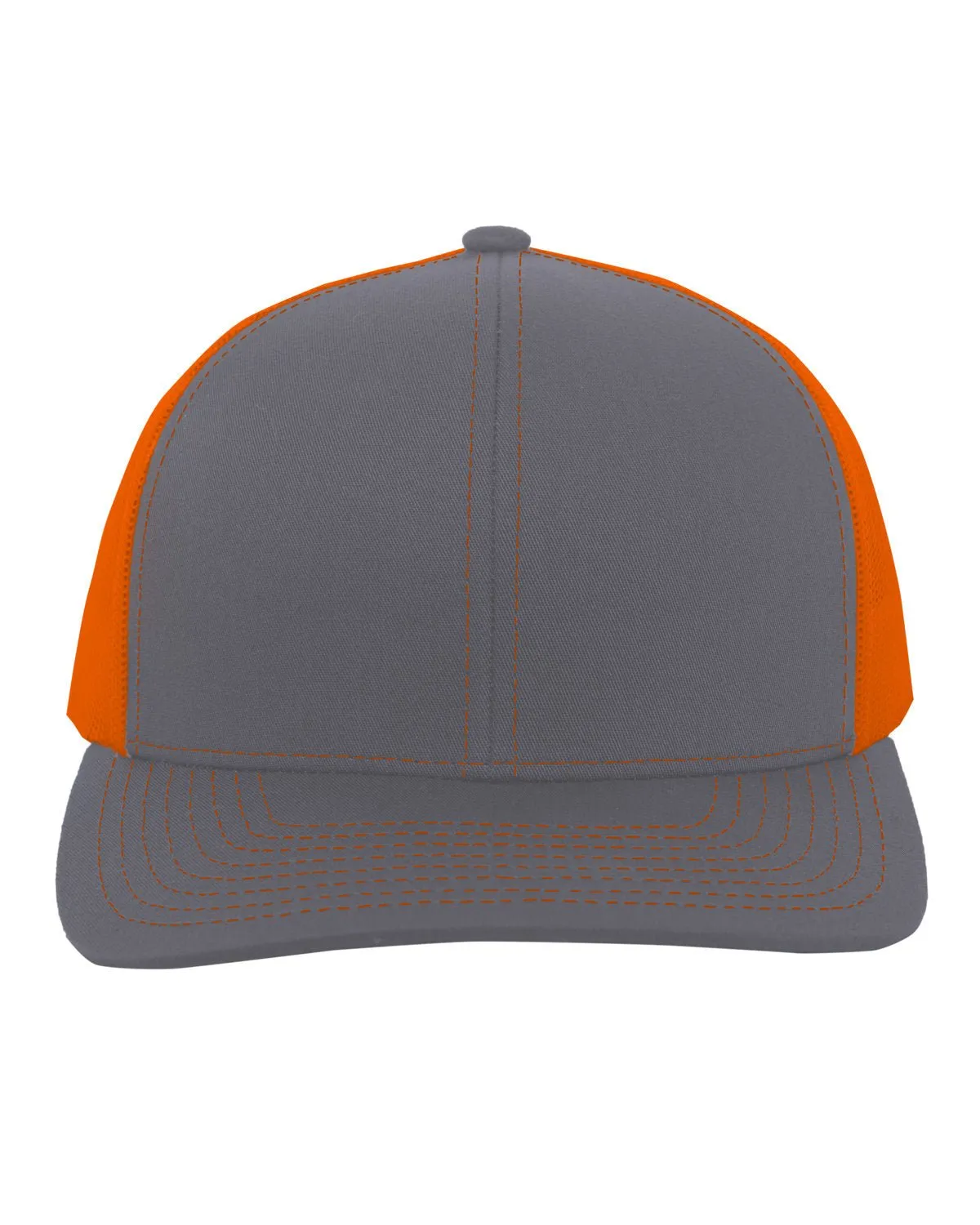 104C-Pacific Headwear-GRAPHITE/ N ORNG