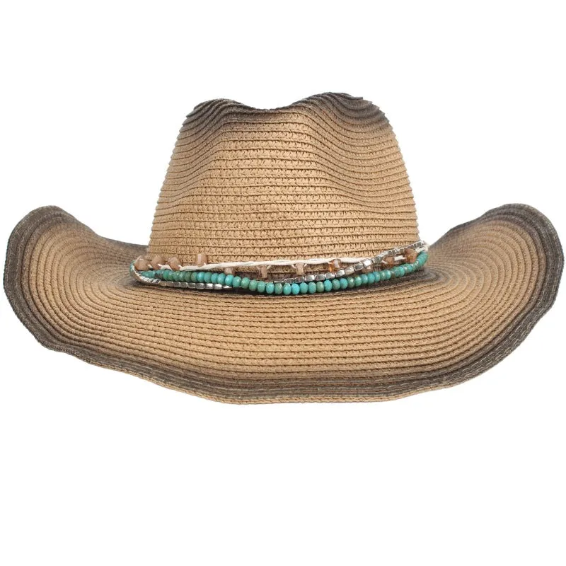 Blue bead Decorative Hat Bands