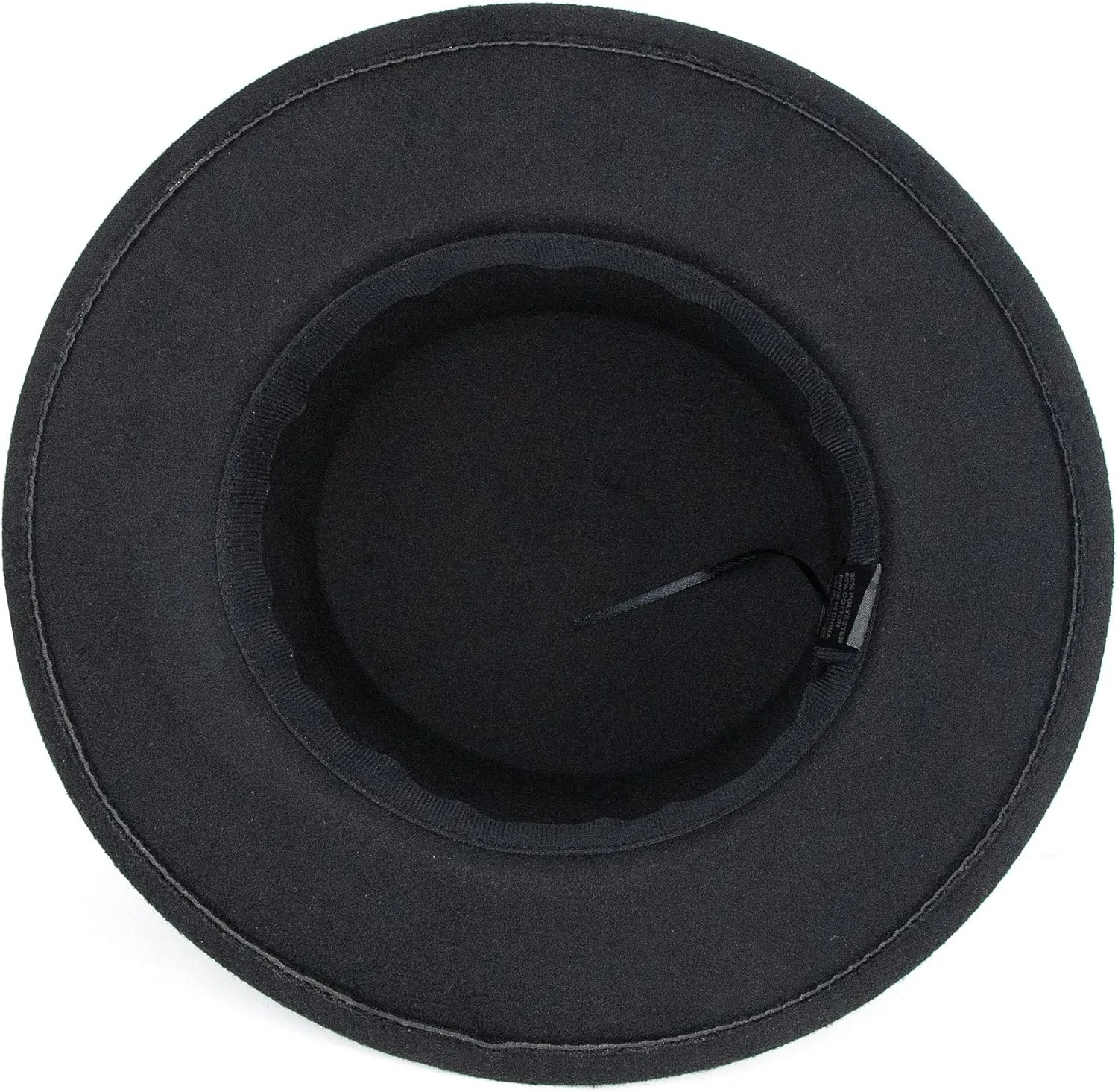 Classic Fedora Flat Top Hat Pork Pie Hat Felt Boater Church Derby Cap for Men/Women