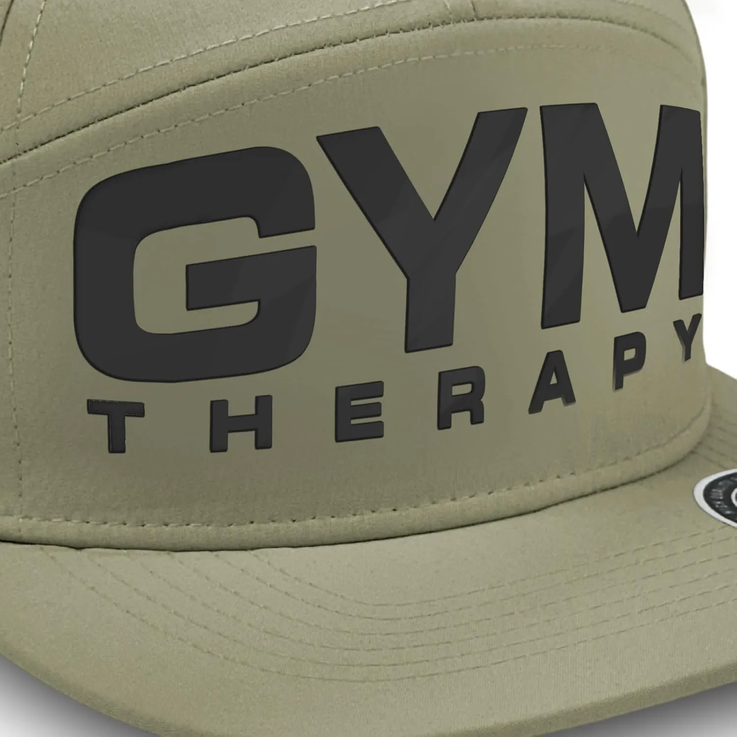 Gym Therapy Hats for Men Workout Classic Snapback 7 Panel Laser Vented Hat Mens Gifts