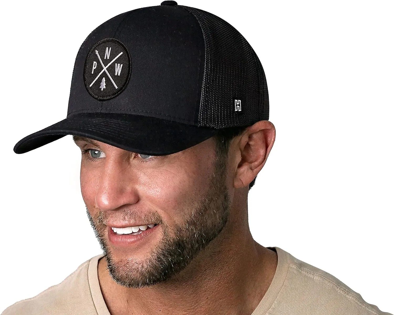 HAKA PNW Trucker Hat for Men & Women, Pacific Northwest Trucker Mesh Snapback Adjustable Baseball Cap