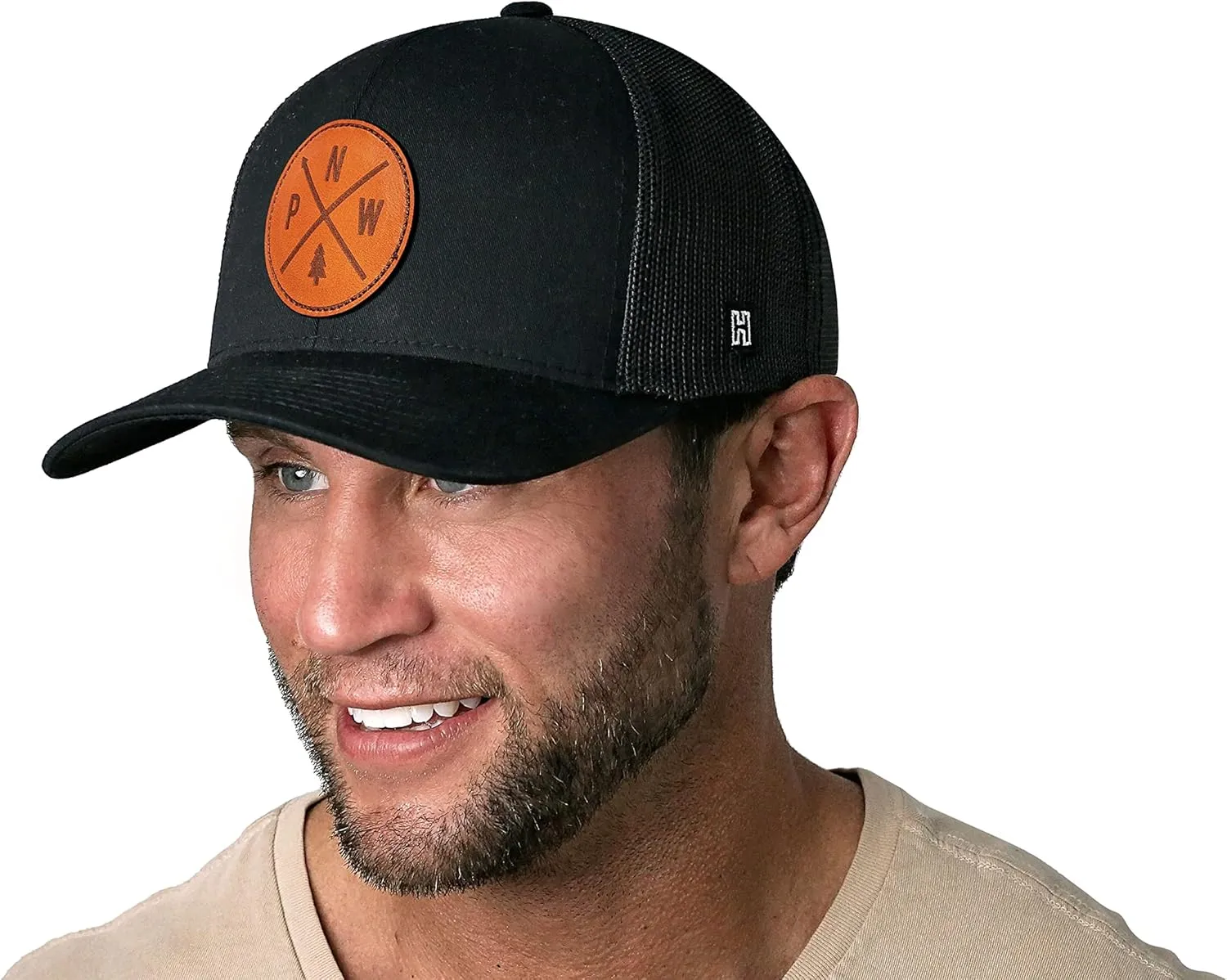 HAKA PNW Trucker Hat for Men & Women, Pacific Northwest Trucker Mesh Snapback Adjustable Baseball Cap