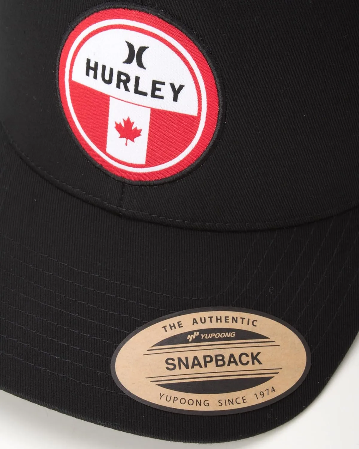 Hurley Mens Trucker Hat - Flat Brim Mesh Baseball Cap and Hats for Men with Adjustable Snapback Closure
