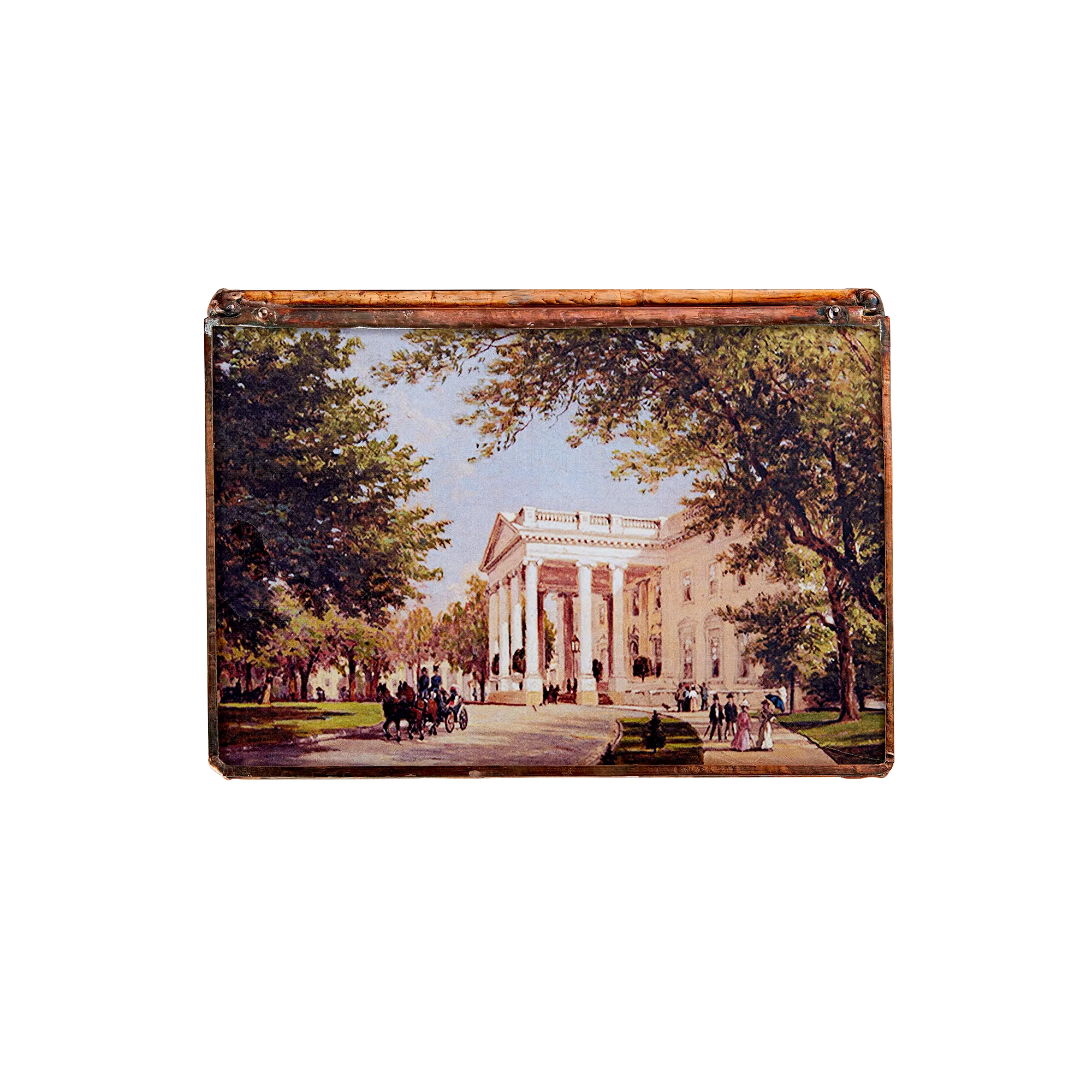 John Ross Key White House Decoupage Small Box