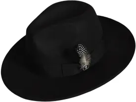L'ouve Classic Fedora Hats for Men & Women Wide Brim Felt Hat Panama Dress Fedora Hat 2024