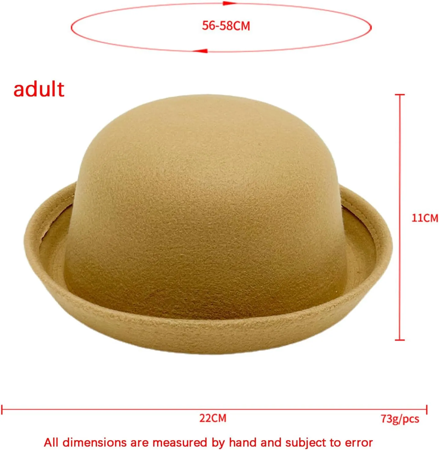 Men Women Bowler Fedora Hat Kids Classic Jazz Hats Rolled Church Derby Bowler Hats Panama Dress Hat Family Matching Hat