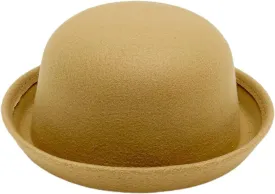 Men Women Bowler Fedora Hat Kids Classic Jazz Hats Rolled Church Derby Bowler Hats Panama Dress Hat Family Matching Hat