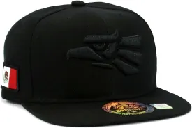 Mexican Mexico Hat Hecho En Mexico Eagle Aguila Snapback Flat Bill Baseball Cap