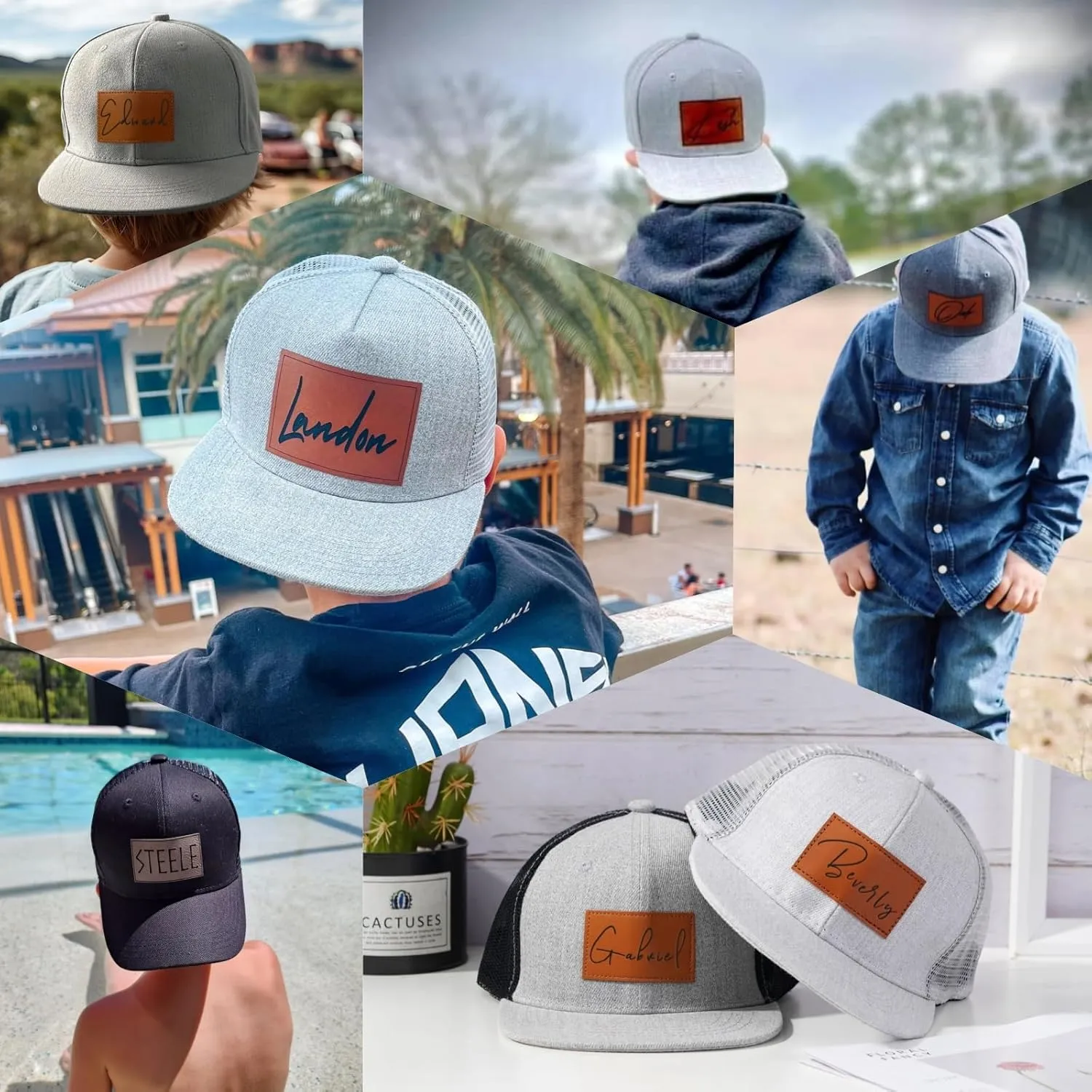 Personalized Baby Baseball Cap, Custom Toddler Baseball Hat Adjustable Snapback for Boys Girls Infant Baseball Cap