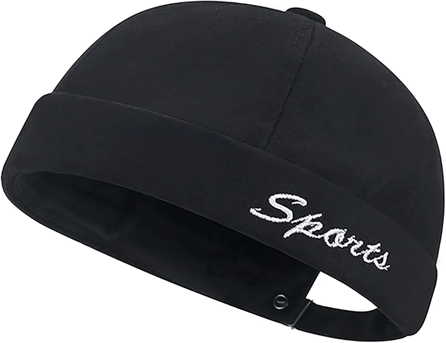 Retro Brimless Skullcap Hat Docker Cap,Sailor Worker Hat Beanie Hat for Mens