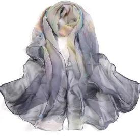 Scarfs for Women Lightweight Print Floral Pattern Scarf Shawl Fashion Scarves Sunscreen Shawls