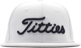 Titties 3D Golf Hat Snapback Cap PGA Flat Bill Brim
