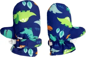 Toddler Gloves Kids Mittens Winter Warm Lined Fleece Gloves Waterproof Snow Baby Mitten for Boys Girls