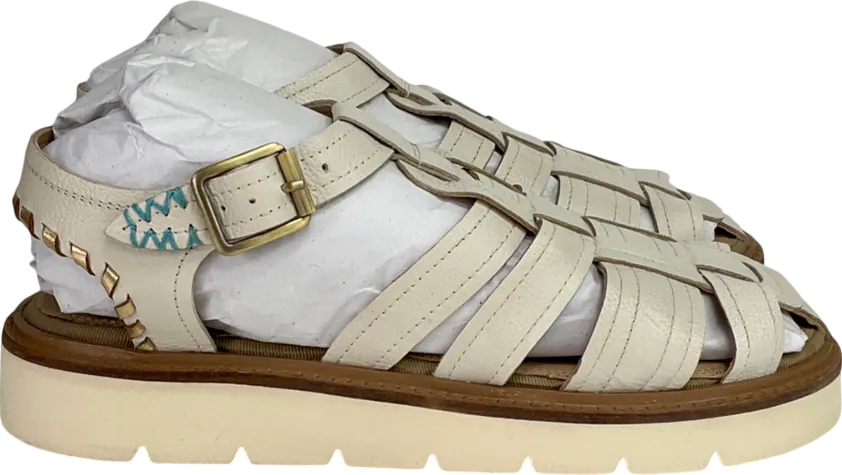 White Stuff Cream Chunky Fisherman Sandals UK 7 EU 40 👠